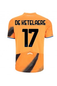 Atalanta Charles De Ketelaere #17 Jalkapallovaatteet Kolmaspaita 2025-26 Lyhythihainen
